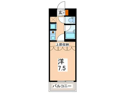 トーカン大江キャステール(1K/9階)の間取り写真