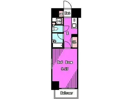 ヴェルステージ練馬II(1K/5階)の間取り写真