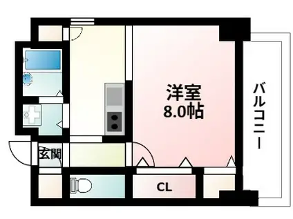 ルミネスク緑地(1K/3階)の間取り写真