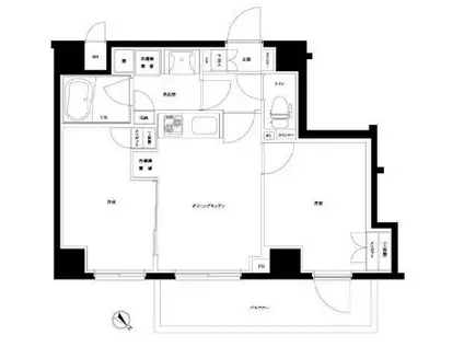 ルーブル東矢口(2DK/3階)の間取り写真