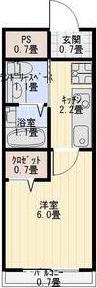 GRACIA名駅(1K/4階)の間取り写真