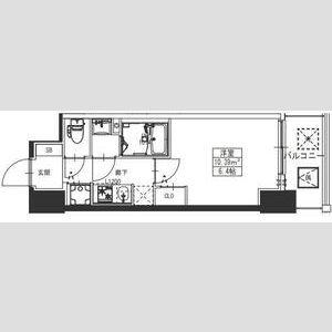 S-RESIDENCE堺湊駅前AZURE(1K/7階)の間取り写真