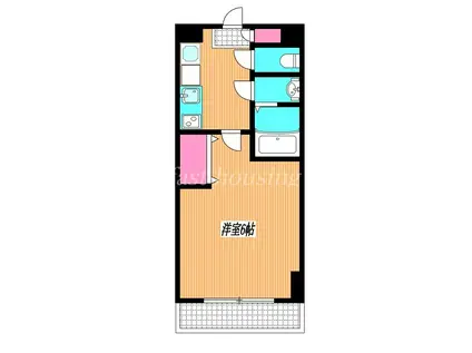 パークイースト(1K/3階)の間取り写真