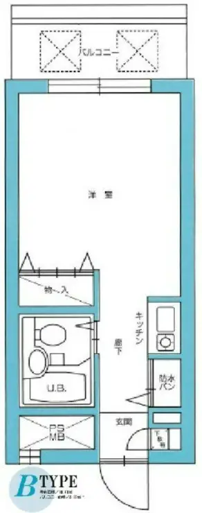 メインステージ東向島 6階階 間取り