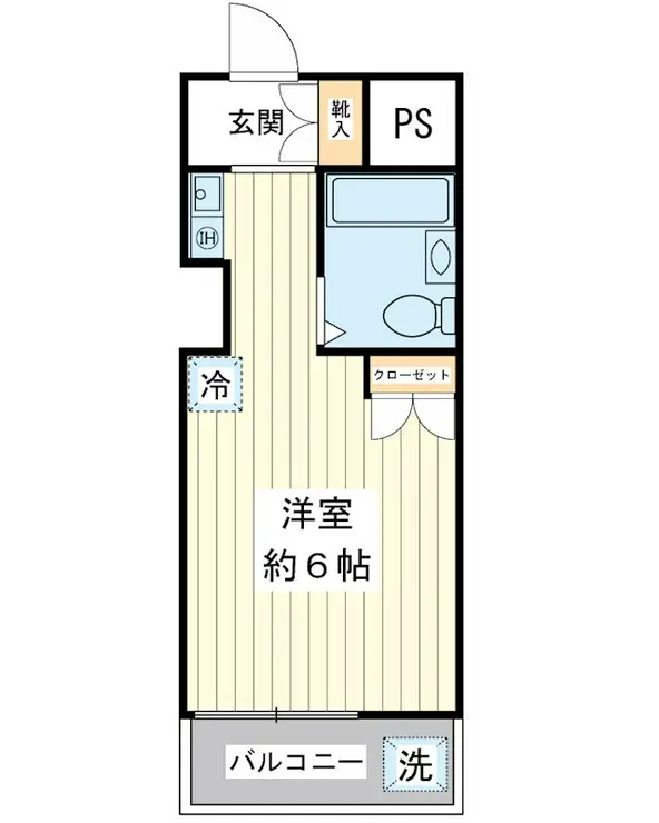 トップ行徳 2階階 間取り