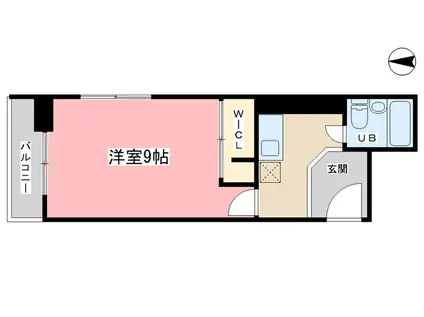 PIAZZA D`ARTE(1K/4階)の間取り写真