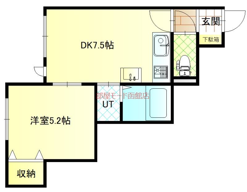 AVANTGARDEI(1DK/3階)の間取り写真