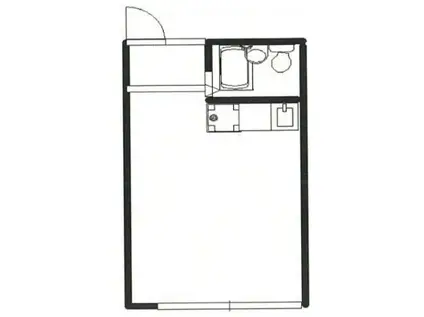 ライフピア ティアラ(ワンルーム/1階)の間取り写真