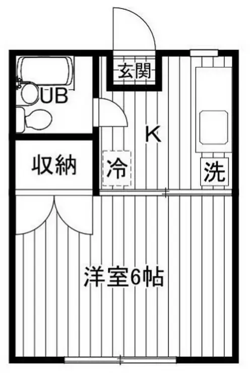 オークヒル相模大野 1階階 間取り