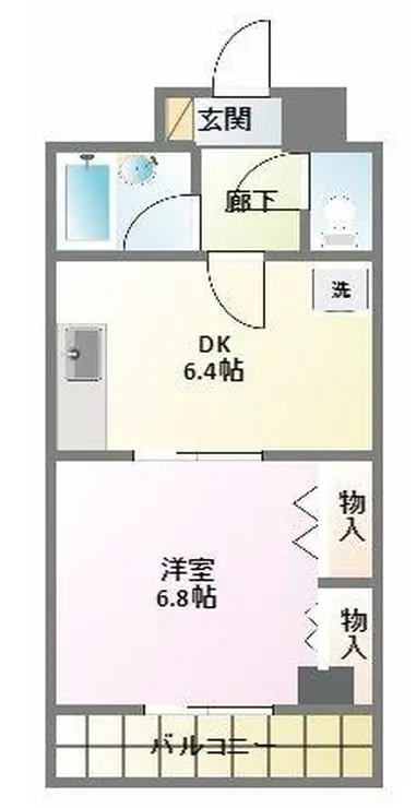 ユートピア日吉弐番館 4階階 間取り