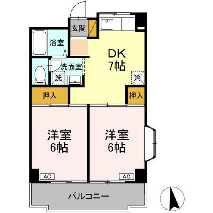 メゾンラフォーレ 2階階 間取り