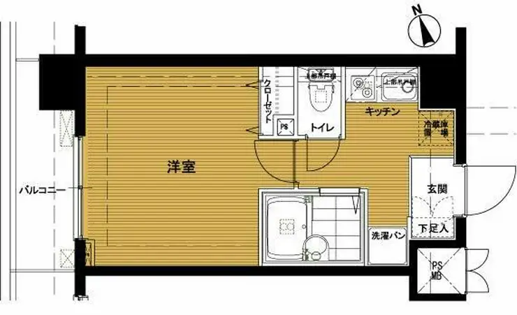 トーシンフェニックス南麻布 8階階 間取り