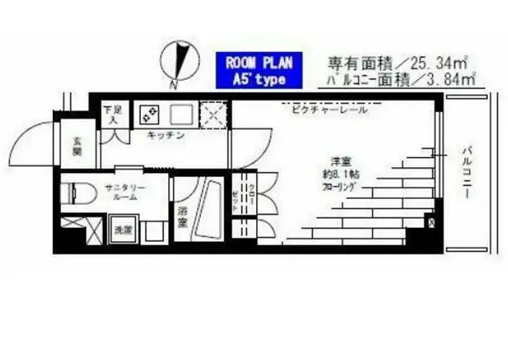 ステージグランデ錦糸町 3階階 間取り