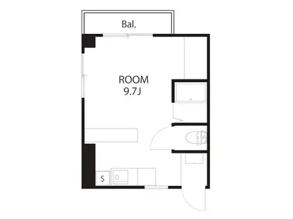 泉中央ビル(ワンルーム/3階)の間取り写真