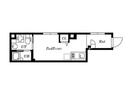 SMART SPACE志村坂上(ワンルーム/3階)の間取り写真