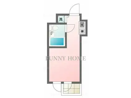 扶桑ハイツ経堂(ワンルーム/1階)の間取り写真