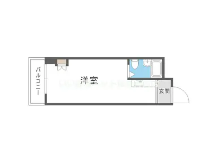 ユニバーサルコート柴原(1K/5階)の間取り写真