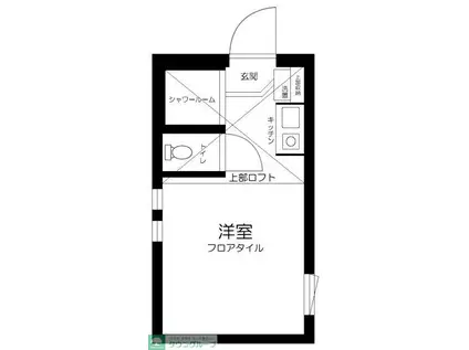シエスタアプリコ(ワンルーム/2階)の間取り写真