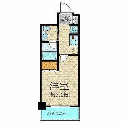プレール・ドゥーク目白アベニュ(1K/8階)の間取り写真