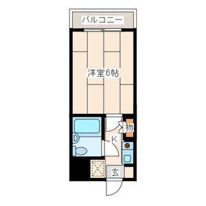 グレイス大栄(1K/2階)の間取り写真