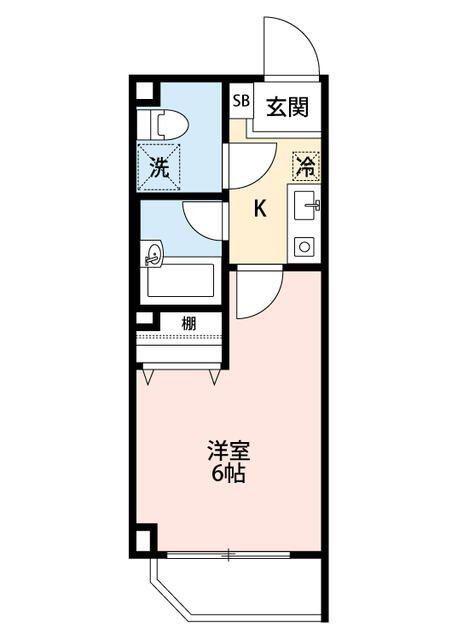 サンコートNA(1K/3階)の間取り写真