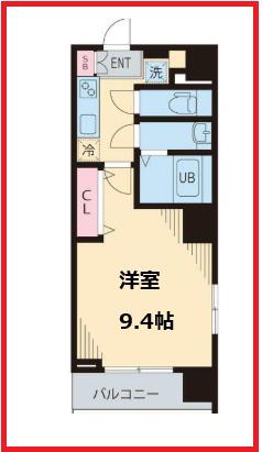 ステラ北進(1K/4階)の間取り写真