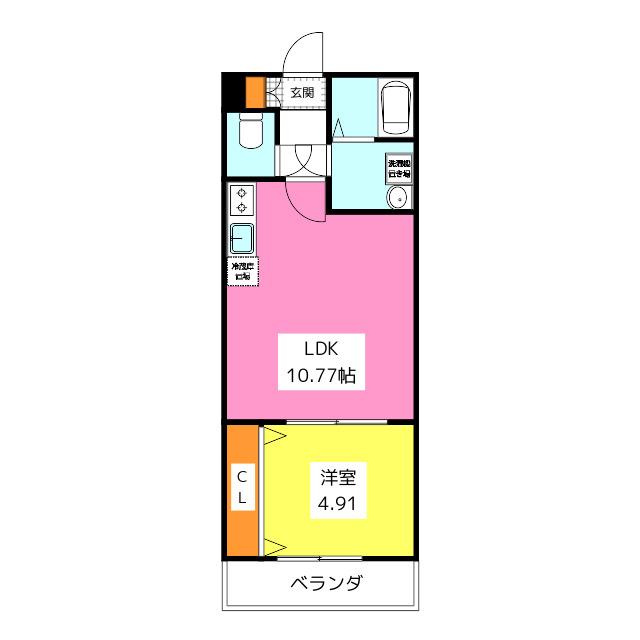 IL SPERARE(1LDK/2階)の間取り写真