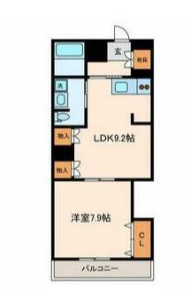 ZCO並木ビル3RD(1LDK/5階)の間取り写真