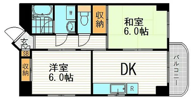 メゾン曙 4階階 間取り