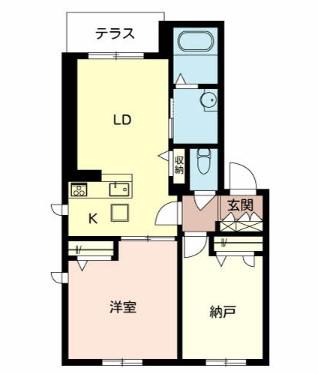 シャーメゾンココナ(1SLDK/3階)の間取り写真