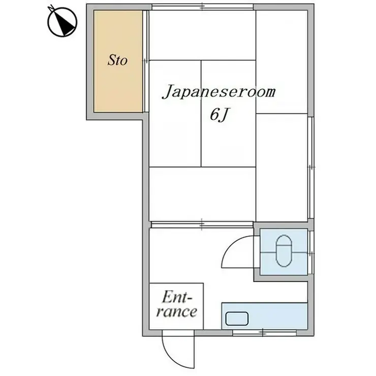 半田アパート 2階階 間取り