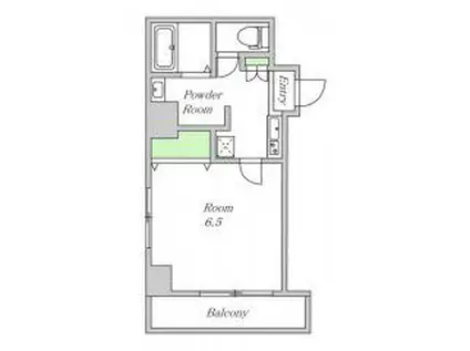 みおつくし堂島(1K/7階)の間取り写真