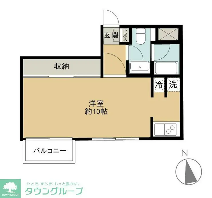 プラザ中落合 3階階 間取り