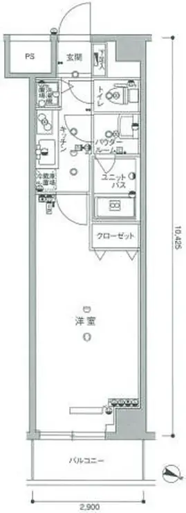スカイコート板橋五番館 2階階 間取り