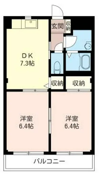 リヴェール II 2階階 間取り