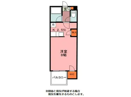 セザンヌ大塚(ワンルーム/1階)の間取り写真