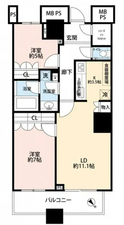 THE TOKYO TOWERSMID TOWER 54階階 間取り