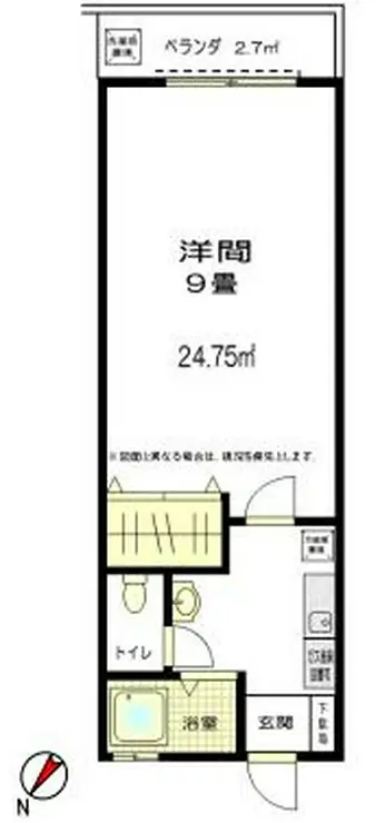 メゾネット・ラフィーネ 1階階 間取り