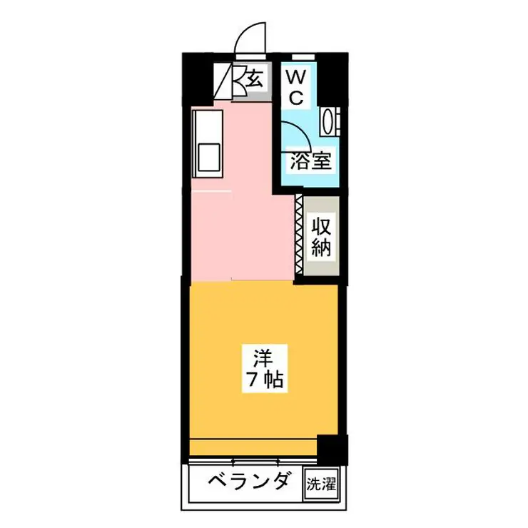 金光コーポ新宿 4階階 間取り