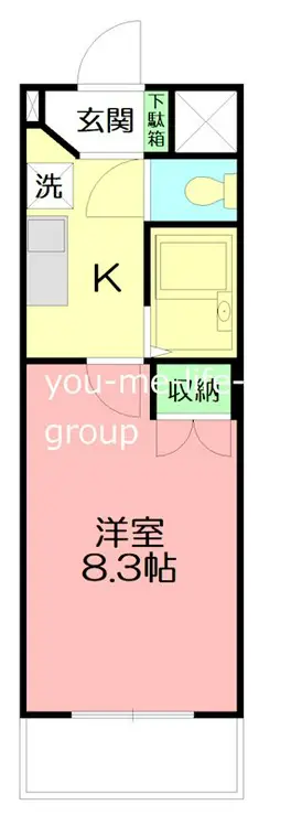 マーメイド湘南 2階階 間取り