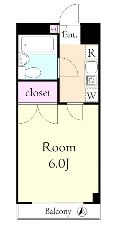ヴィヴレワコー 1階階 間取り
