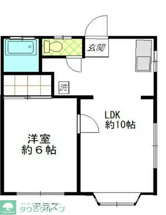 小金井渡部ハイツ 1階階 間取り