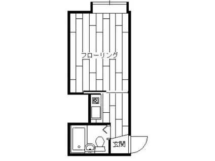 ファミリーハイツ-北烏山1丁目-(1K/2階)の間取り写真