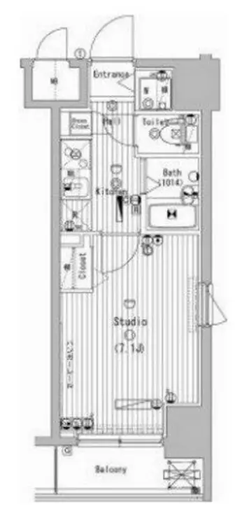 グランド・ガーラ横濱万世町 5階階 間取り