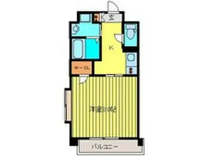 LAVISTA八乙女中央(1K/3階)の間取り写真