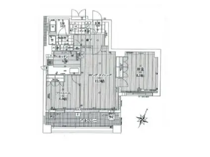 リーガル神戸中山手通(1SLDK/5階)の間取り写真