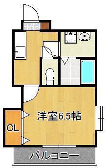 協和大手町.BLD(1K/6階)の間取り写真
