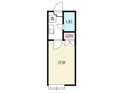 コージーハウス138B(1K/1階)の間取り写真