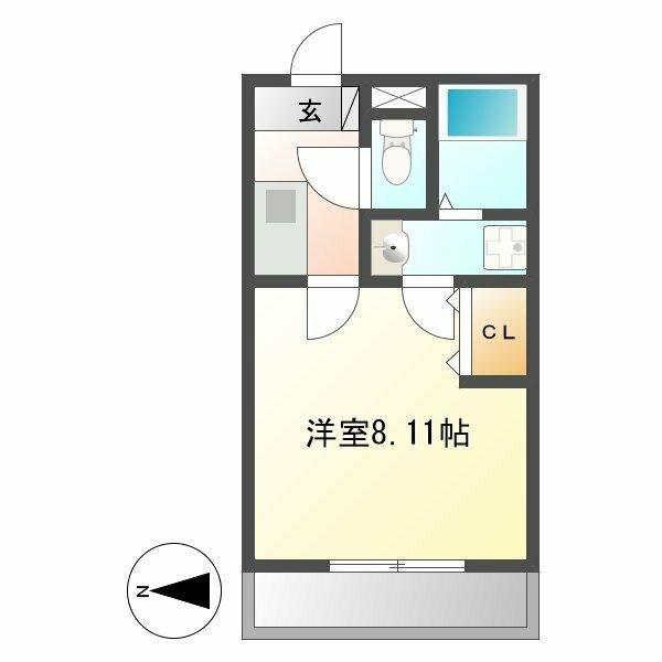 リブレア桜台(1K/1階)の間取り写真