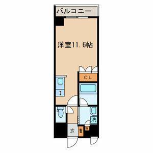 笹塚KYハイツ(ワンルーム/8階)の間取り写真